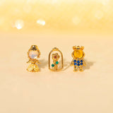 Cartoon Three-piece Earrings Suit Earrings – Surprise Gifts — 1