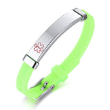 Fashion Engravable Silicone Stainless Steel Bracelet – Stylish Gifts — 5