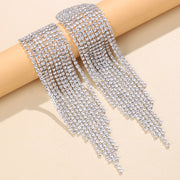European And American Luxury Full Diamond Long Tassel – Stylish Gifts — 3