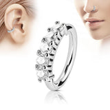 Single Row Zircon Nose Ring Earrings Versatile – Meaningful Gifts — 5