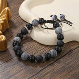 Fashion Gray Stone Zen Bracelet For Women – Stylish Gifts — 16