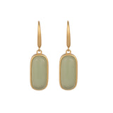 Women's Earrings Antique Gold-plated Imitation Hetian – Gifts for Her — 5