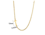 Women's 26 Initial Letter Necklace Simple – Jewelry Gift Ideas — 6