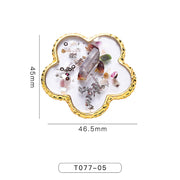 Nail Art Crystal Color Display Board Flower Shell – Beauty Gifts — 5