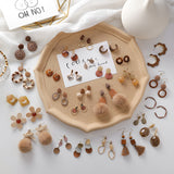 Women's Art Vintage Acrylic Plush Earrings – Gifts for Her — 11