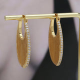 18K Gold & Small Medium And Large Brass Zircon – Unique Gift Ideas — 6