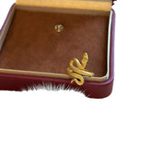 Real Gold Plated Snake-shaped Zircon Ring – Useful Gifts — 6