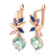 Fashion Creative Alloy Diamond-studded Ring Earrings – Stylish Gifts — 16