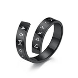 Pirate Viking Text Symbol Ended Ring Personality – Stylish Gifts — 4