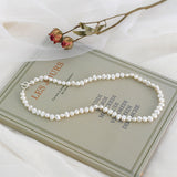 Baroque Pearl Necklace 925 Silver OT Buckle – Jewelry Gift Ideas — 6