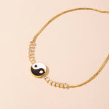 Brass Gold Plated Tai Chi Yin Yang Pendant – Jewelry Gift Ideas — 9