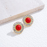 Earrings Frosted Shell Beads Solid Color – Surprise Gifts — 2