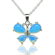 Natural Stone Crystal Small Butterfly Alloy – Jewelry Gift Ideas — 6