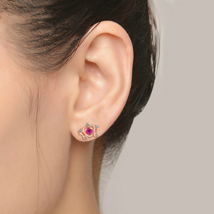 S925 Sterling Silver Color Jewelry Natural Ruby – Jewelry Gift Ideas — 1