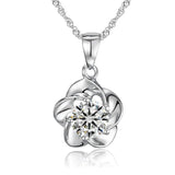 Women's 925 Sterling Silver Flower Pendant – Jewelry Gift Ideas — 2