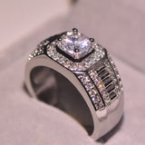 Europe And America Inlaid Zircon Women's Couple Ring – Gifts for Her — 5