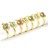 Temperament Inlaid Zircon Cute Bear – Jewelry Gift Ideas — 16