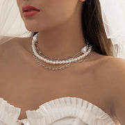 Metal Style Sweet Cool Pearl Necklace – Jewelry Gift Ideas — 13