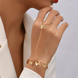 Handmade Sequin Chain Ring Link Bracelet – Jewelry Gift Ideas — 1