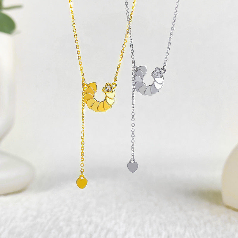 Pure Silver Light Luxury High-end Tassel Pendant – Jewelry Gift Ideas — 1