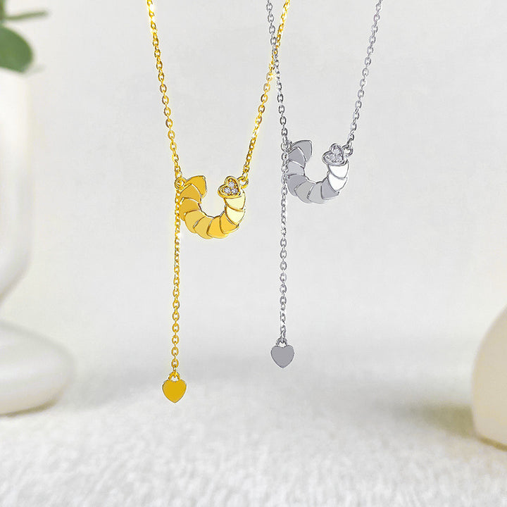 Pure Silver Light Luxury High-end Tassel Pendant – Jewelry Gift Ideas — 1