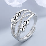 Rotatable Ring With Open Design Fashion Double-layered – Stylish Gifts — 6