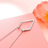 V-shaped Bracket Necklace To Send Wife Ring – Jewelry Gift Ideas — 3