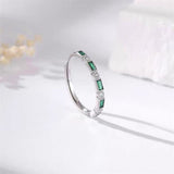 Popular Copper-plated Gold Emerald Zircon Ring – Holiday Gift Ideas — 4