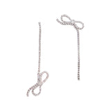 Ladies Fashion Personality Bow Knot Tassel Earrings – Stylish Gifts — 4