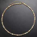 Colorful Crystals Bracelet Necklace For Women – Jewelry Gift Ideas — 12