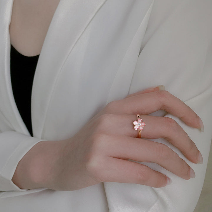 Fashion Personalized Flower Ring For Women – Stylish Gifts — 1