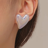Baroque Irregular Heart Acrylic Earrings Dazzling – Jewelry Gift Ideas — 1