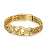 Fongten Boxing Mesh Link Chain Gold Color Men – Jewelry Gift Ideas — 3