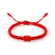 Hand Braided Double Money Knot Bracelet – Jewelry Gift Ideas — 3