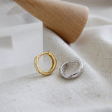 Female INS Style Simple Mini Sterling Silver Earrings – Stylish Gifts — 2