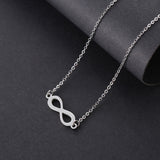 Infinite Women's All-match Digital 8 Necklace – Jewelry Gift Ideas — 1