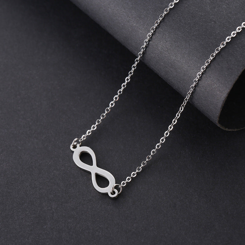 Infinite Women's All-match Digital 8 Necklace – Jewelry Gift Ideas — 1