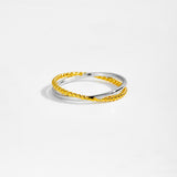 S925 Sterling Silver Gold And Silver Stitching – Jewelry Gift Ideas — 3