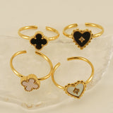 Heart-shaped Stainless Steel Ring Female Niche – Gifts for Her — 3