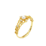 Women's Gold-plated Antique Hollow Ring – Gifts for Her — 4