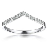 Women's Simple Fashion Set Row Diamond Ring – Stylish Gifts — 6
