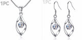 Zircon Twist Fashion Necklace Pendant – Jewelry Gift Ideas — 12