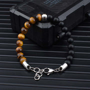 Stainless Steel Natural Stone Bracelets Bangle – Jewelry Gift Ideas — 4