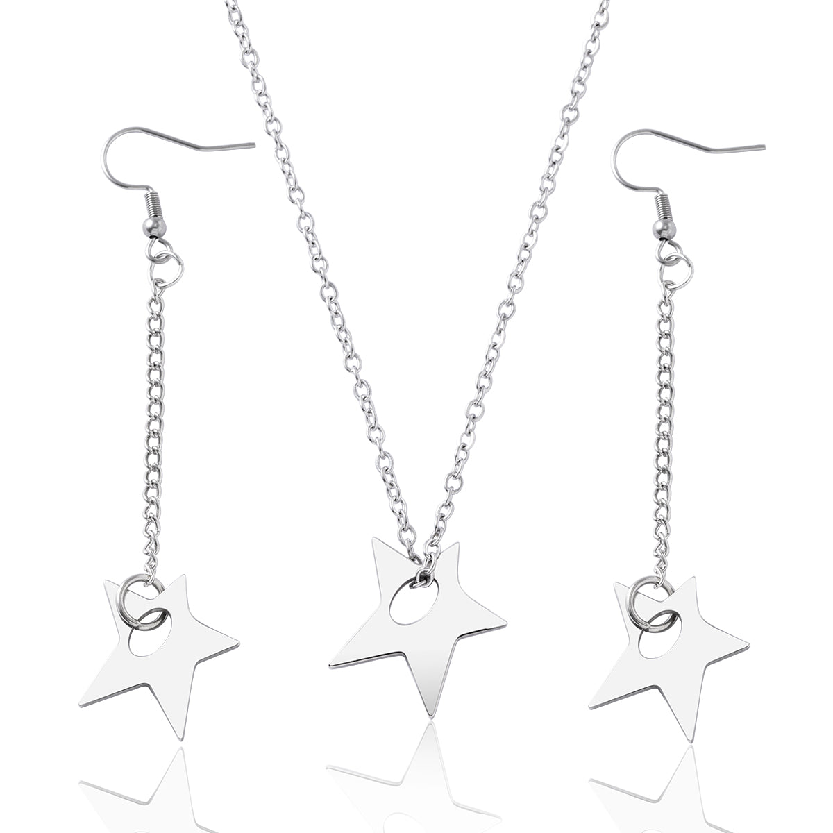 Pentagram Star Stainless Steel Pendant Necklace – Jewelry Gift Ideas — 1