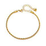 Anklet Figaro Blade 18K Stainless Steel – Stylish Gifts — 6