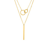 Geometric Pendant Double-layer Stainless Steel – Jewelry Gift Ideas — 7