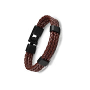 Leather Braided Bracelet Alloy Buckle – Jewelry Gift Ideas — 7
