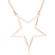 Geometric Minimalist Star Love Pendant Necklace – Jewelry Gift Ideas — 7