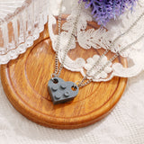Hip Hop Heart Shaped Building Block Love Pendant – Jewelry Gift Ideas — 12