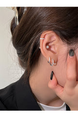999 Sterling Silver Ear Clip Gang Drill Zircon – Small Gift Ideas — 12